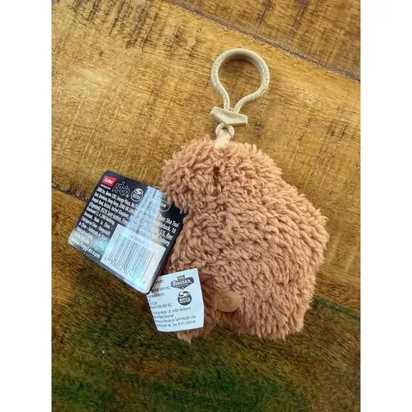 Fuggler 5" Keychain Sir Splodge A Lot Funny Ugly Monster Plush Brown NWT - Picture 2 of 2